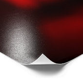 Red Tulip Blume - Feuer Fotodruck (Ecke)