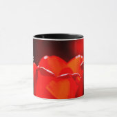 Red Tulip Blume - Feuer Tasse (Zentrum)
