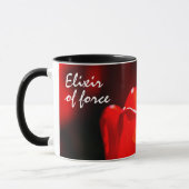 Red Tulip Blume - Feuer Tasse (Links)