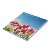 Red Tulip Blume Fliese (Seite)