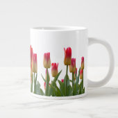 Red Tulip Blume Jumbo-Tasse (Rechts)