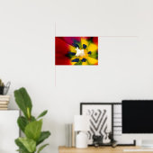 Red Tulip Blume Poster (Heimbüro)
