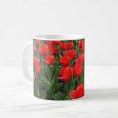 Red Tulip Blume Tasse (Vorderseite Links)