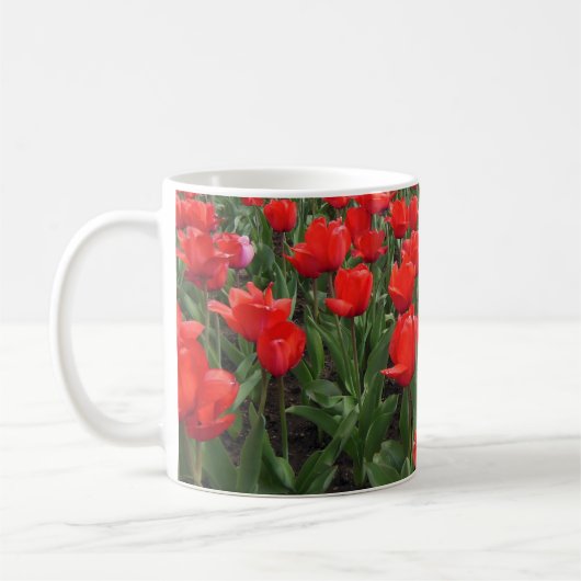 Red Tulip Blume Tasse (Links)