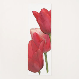 Red Tulip Blume Yogamatte