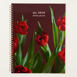 Red Tulip Dreams Planner Planer