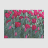 Red Tulip Garden Floral Seidenpapier (Vorderseite)