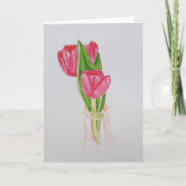 Red Tulip Karte