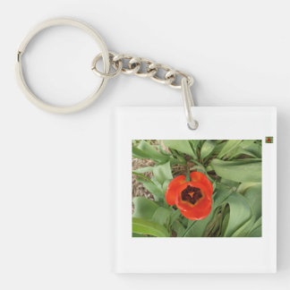 Red Tulip KeyChain Schlüsselanhänger