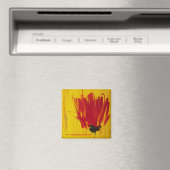 Red Tulip Magnet (In Situ (Geschirrspüler))