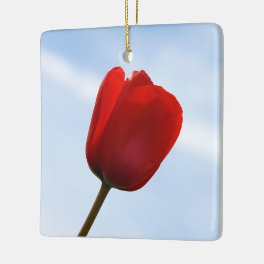 Red Tulip Ornament (Links)