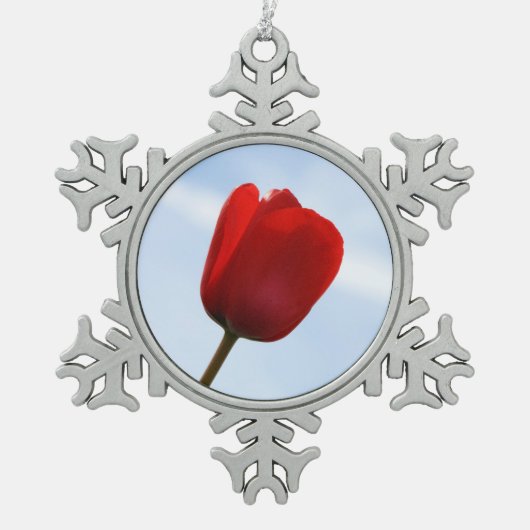Red Tulip Ornament (Vorderseite)