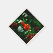 Red Tulip - Seine Majestät der König Serviette (Ecke)