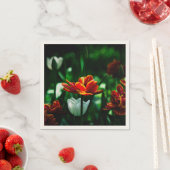 Red Tulip - Seine Majestät der König Serviette (Beispiel)