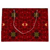 Red Tulip Square Große Geschenktüte (Vorderseite)