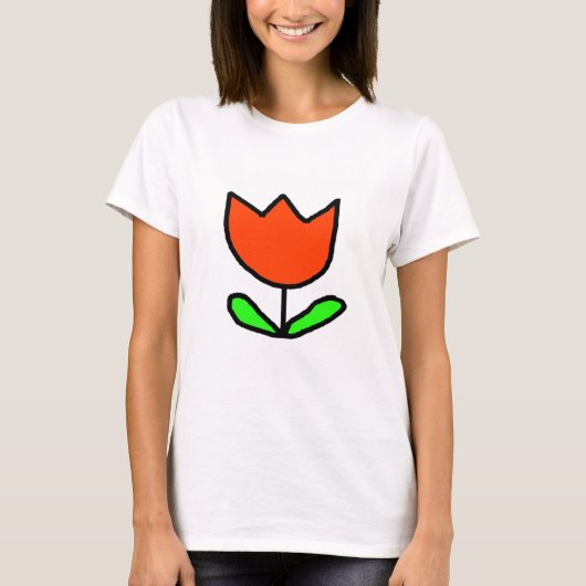 Red Tulip T-Shirt (Vorderseite)
