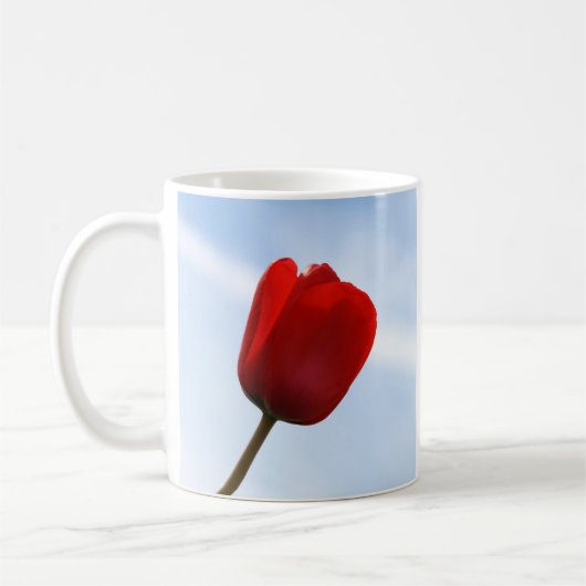 Red Tulip Tasse (Links)