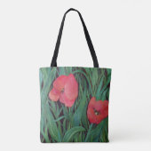 Red Tulip Tote Bag Tasche (Rückseite)