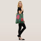Red Tulip Tote Bag Tasche (Am Model)