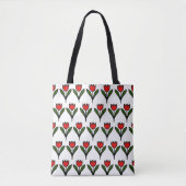 red tulip tote bag tasche (Vorderseite)