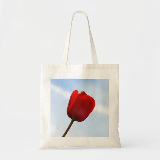Red Tulip Tote Bag Tragetasche (Vorne)