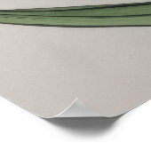 Red Tulip Watercolor Blume Poster (Ecke)