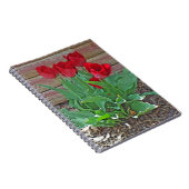 Red Tulips Art Notizblock (Rechte Seite)