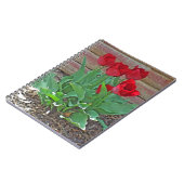 Red Tulips Art Notizblock (Linke Seite)