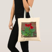 Red Tulips Art Tragetasche (Vorderseite (Produkt))