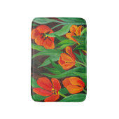 Red Tulips Badematte (Vorderseite Vertikal)