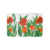 Red Tulips Badematte (Vorderseite)