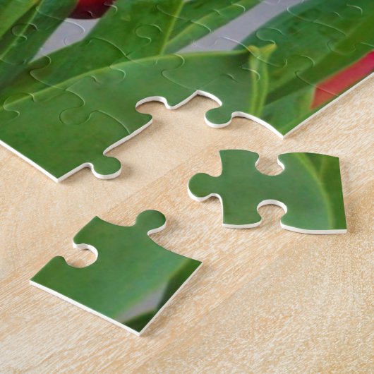 Red Tulips Blue Lake Arrowhead Wasser Puzzle (Seite)