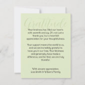 Red Tulips Blumen Thema Danke (Rückseite)