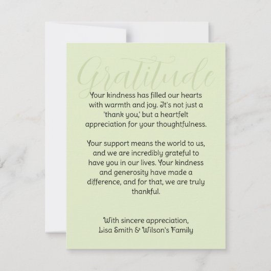 Red Tulips Blumen Thema Danke (Rückseite)