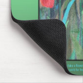 Red Tulips by dlgblack sofinee.com Mousepad (Ecke)