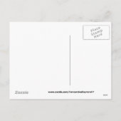 Red Tulips Feiertagspostkarte (Rückseite)