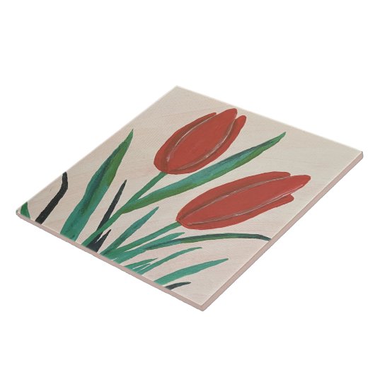 Red Tulips Fliese (Seite)