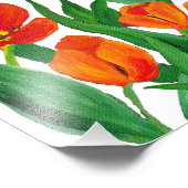 Red Tulips Fotodruck (Ecke)