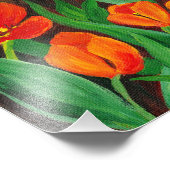 Red Tulips Fotodruck (Ecke)