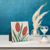 Red Tulips Fotoplatte (InSitu)