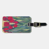 Red Tulips Gepäckanhänger (Vorderseite horizontal)