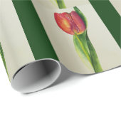 Red Tulips Geschenkpapier (Rolleneckpunkt)