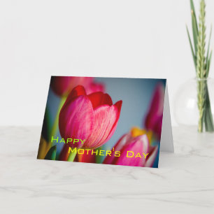 Red Tulips ・ Glückliche Muttertagskarte Karte