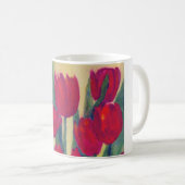 Red Tulips Kaffeetasse (VorderseiteRechts)
