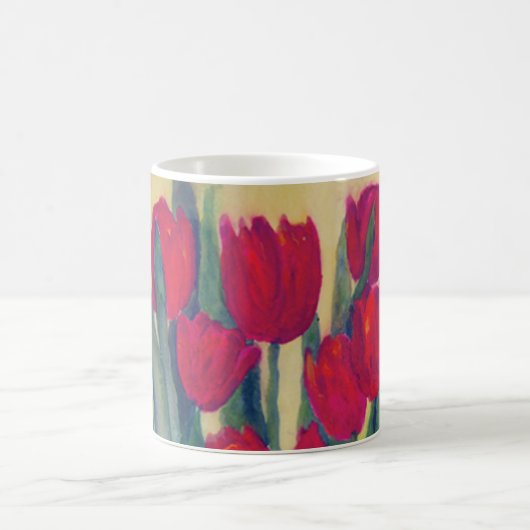 Red Tulips Kaffeetasse (Mittel)