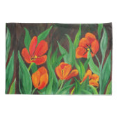 Red Tulips Kissenbezug (Rückseite)
