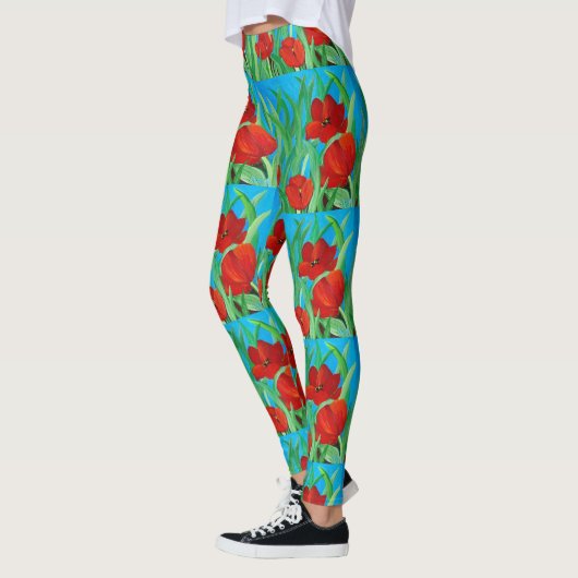 Red Tulips Leggings (Links)