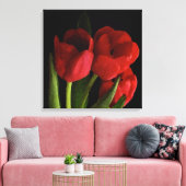 Red Tulips Leinwanddruck (Insitu (Wohnzimmer))