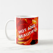 Red Tulips Macro Kaffeetasse (Links)