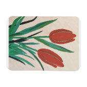 Red Tulips Magnet (Horizontal)